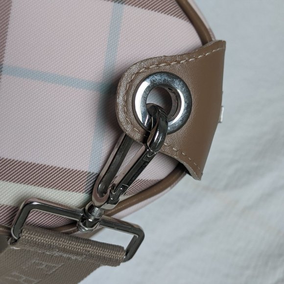 Burberry Barrel Nova Check Candy Pink Bag - Picture 4 of 9
